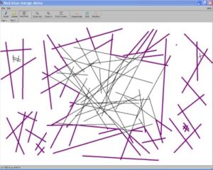 Computing a single face in an arrangement of line segments