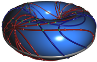 Overlay of two Arrangements on Torus