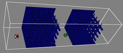 3 DOF Gridss scenarioEnvironment, Robot